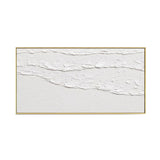 Minimalist White Texture Painting