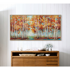 Modern Autumn Forest Wall Art #L0565