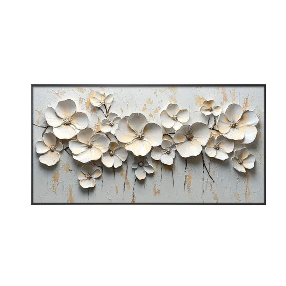 Floral Relief Painting