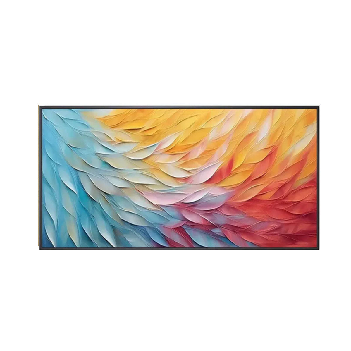 Color Gradient Abstract Textured Painting