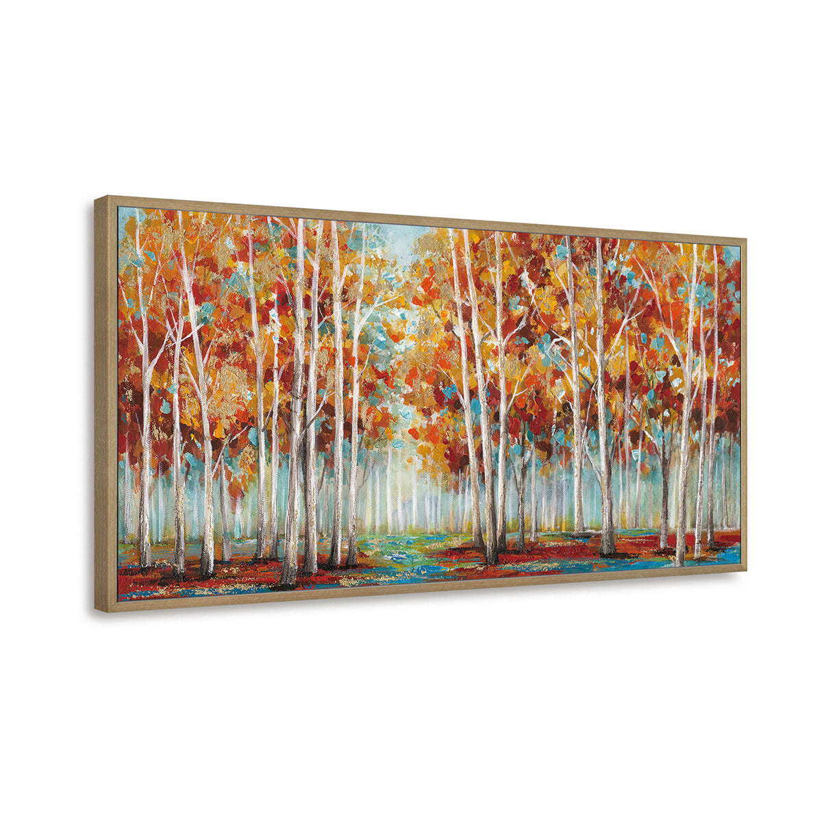 Modern Autumn Forest Wall Art #L0565