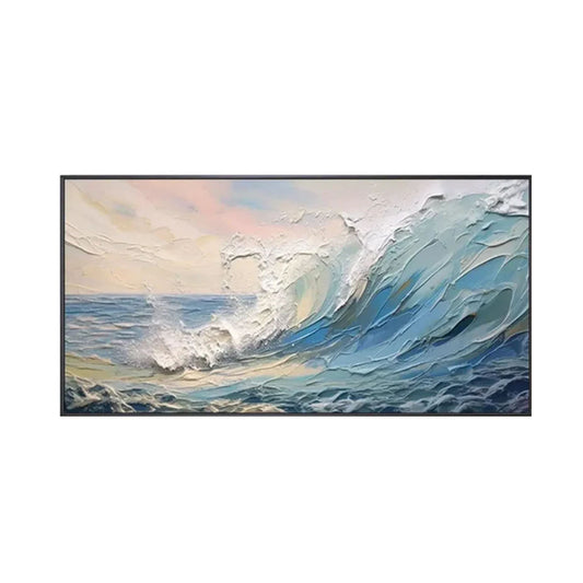 Ocean Energy Textured Painting