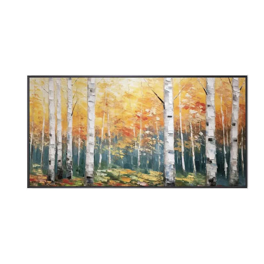 Autumn Forest Textured Painting