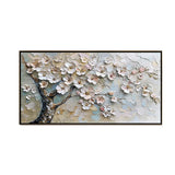 Blooming Textured Floral Painting