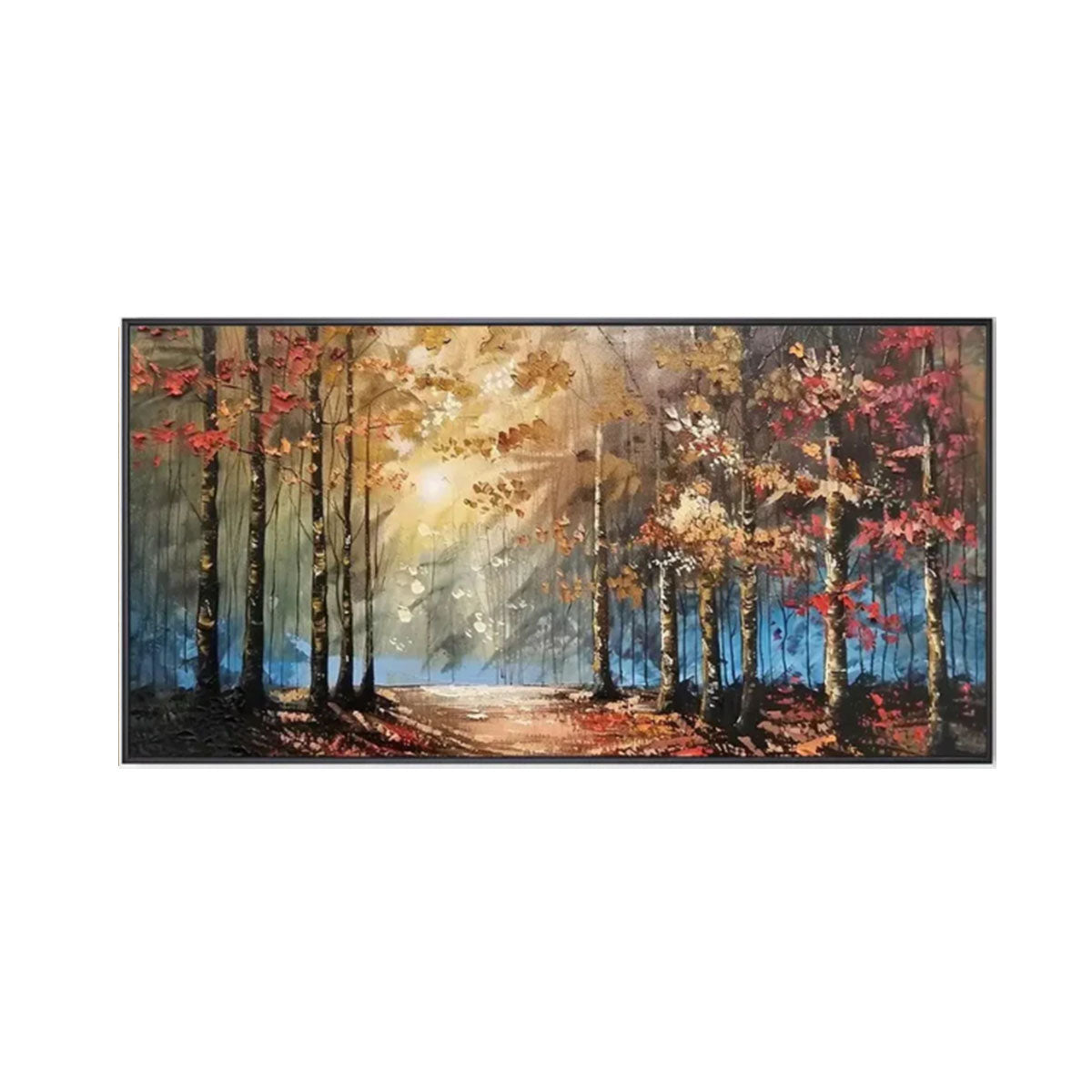 Autumn Landscape Textured Painting