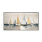 Abstract Sailboat Textured Painting