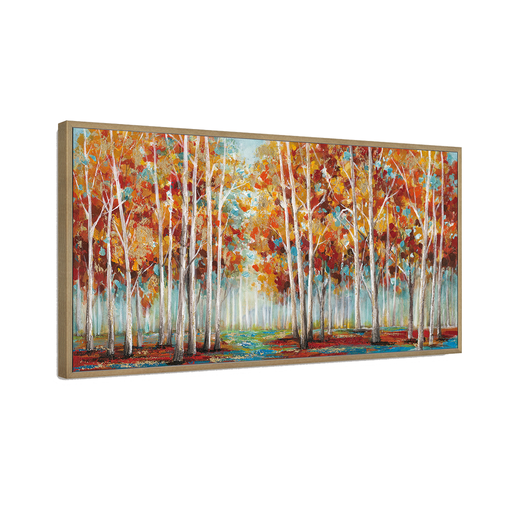 Modern Autumn Forest Wall Art #L0565