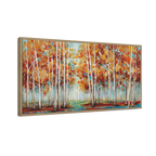 Modern Autumn Forest Wall Art #L0565