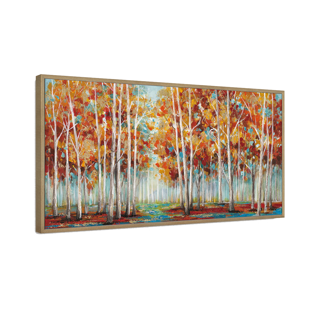 Modern Autumn Forest Wall Art #L0565