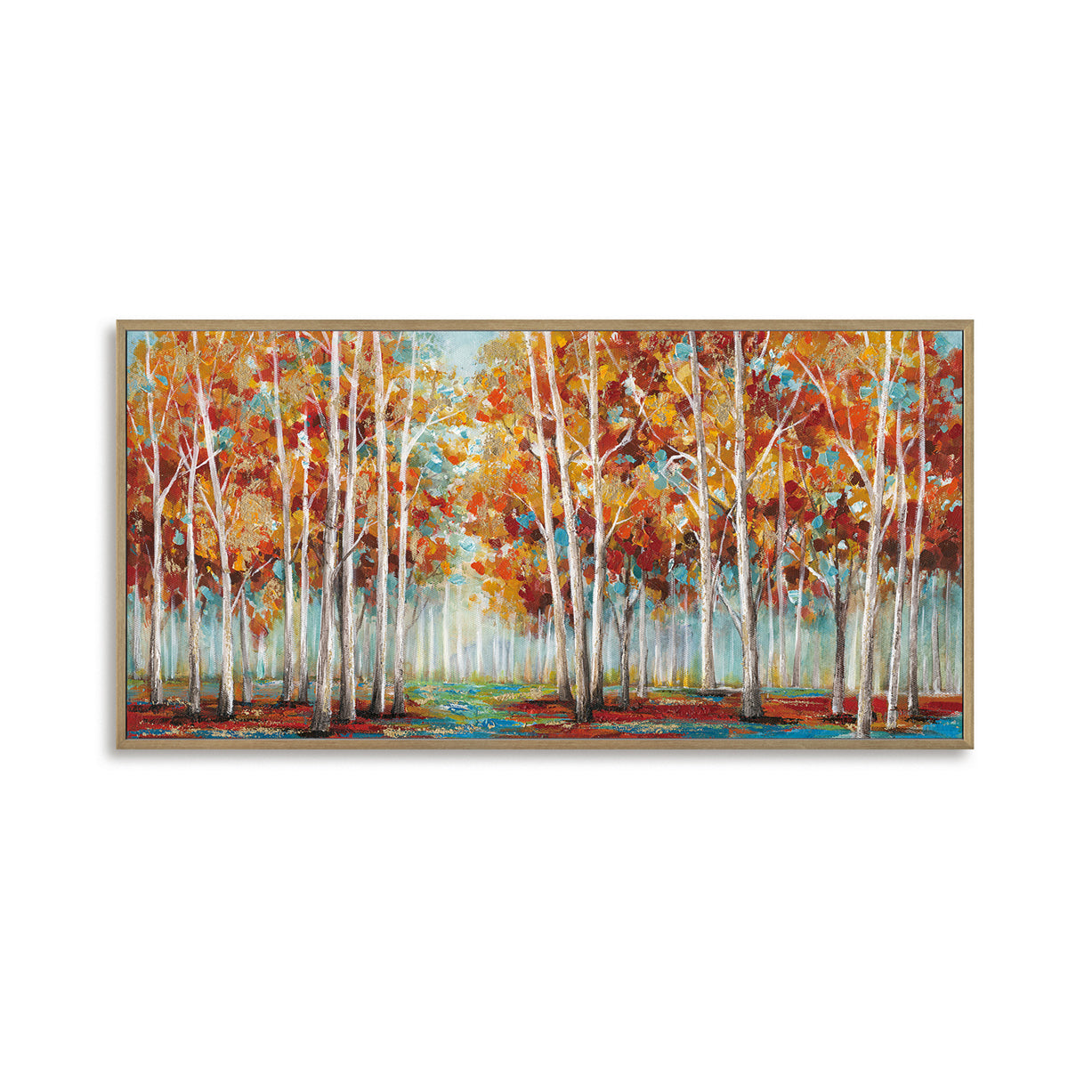 Modern Autumn Forest Wall Art #L0565