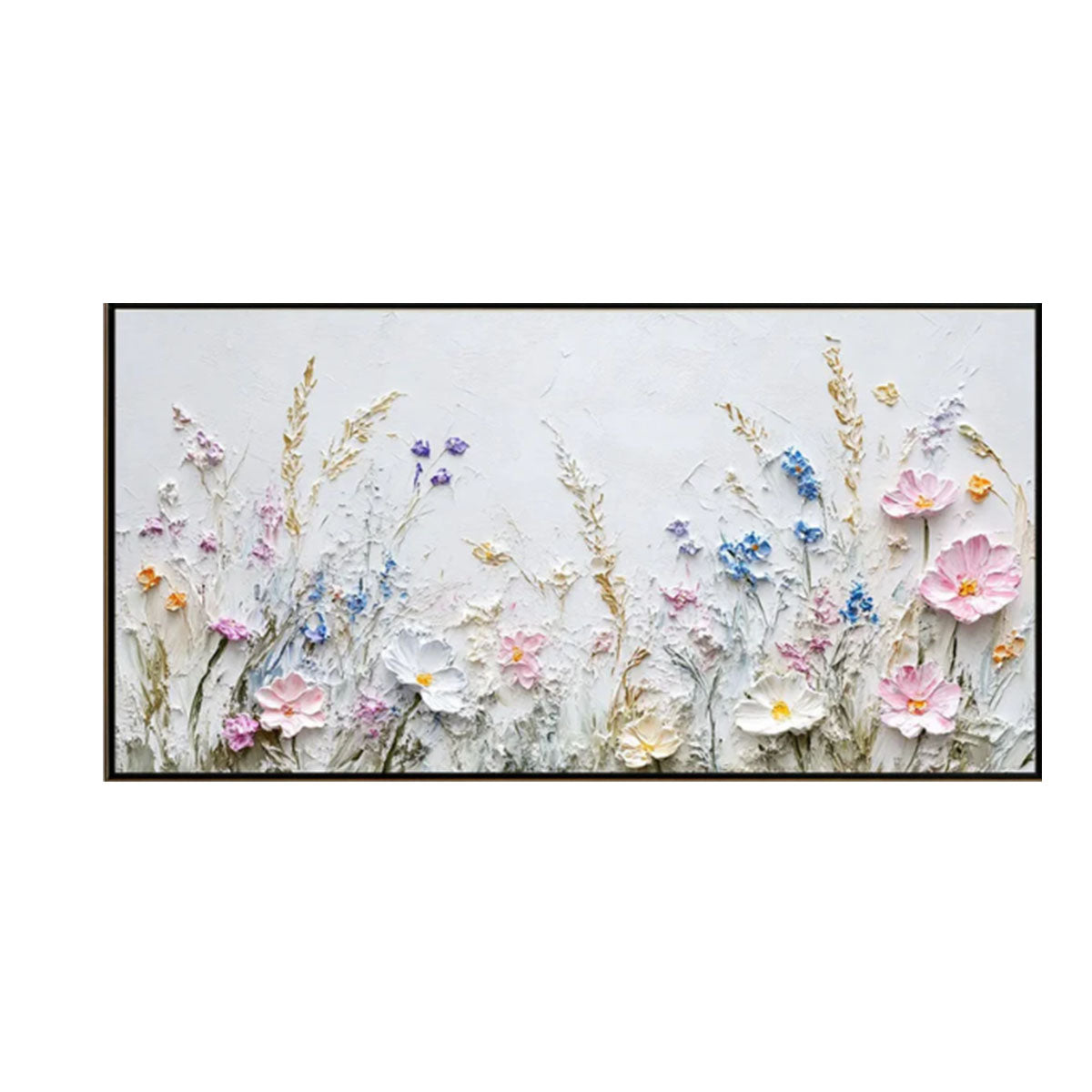 Textured Floral Painting