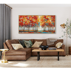 Modern Abstract Autumn Oil Painting #L0566