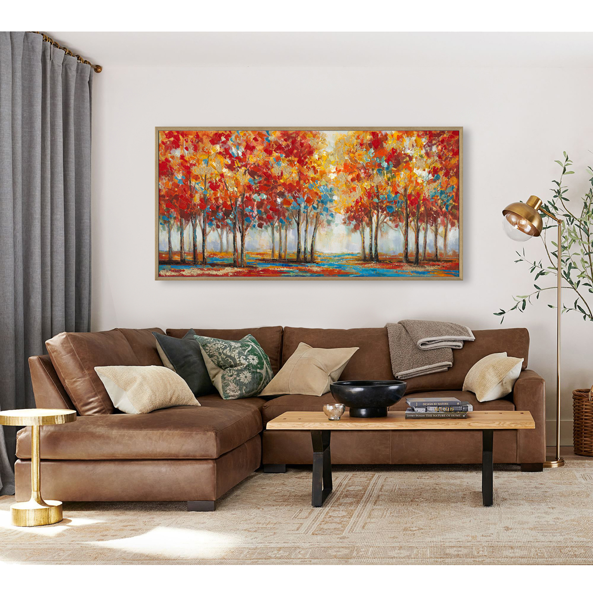 Modern Abstract Autumn Oil Painting #L0566