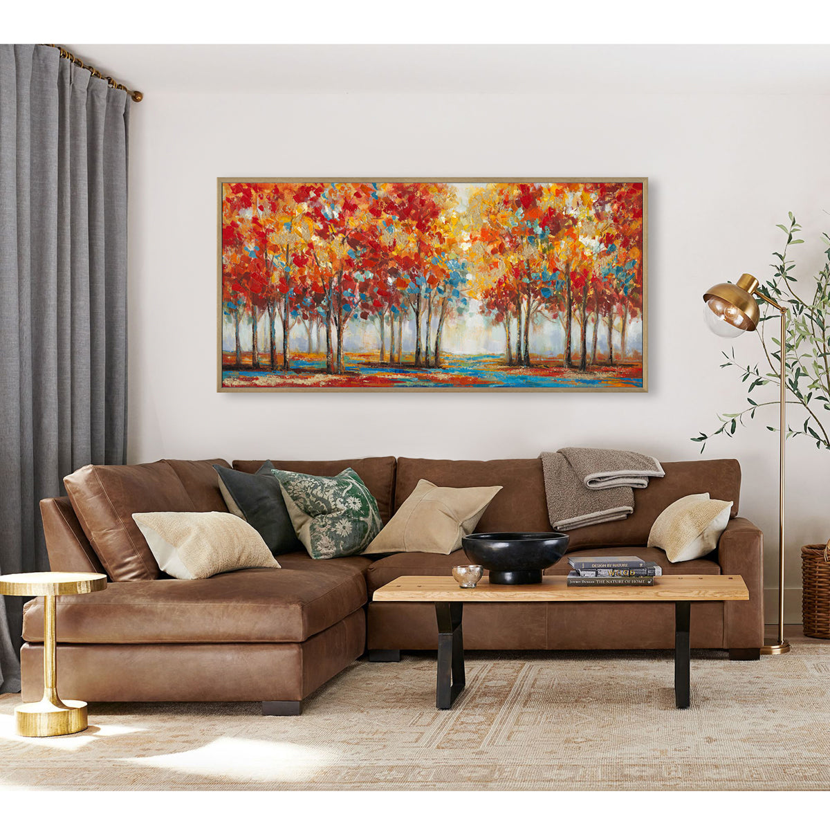 Modern Abstract Autumn Oil Painting #L0566