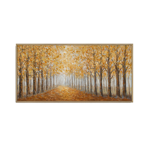 Amber Path Woodland Abstract #L0572