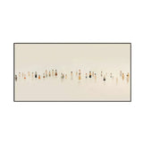 Silent Crowd Minimalist Painting