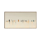 Silent Figures Minimalist Art Painting