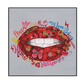 Butterfly Red Lips Pop Art #L2002