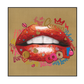 Golden Lips Pop Art #L2003