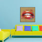 Golden Lips Pop Art #L2003