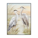 Sunset Grace Heron Painting #L2532