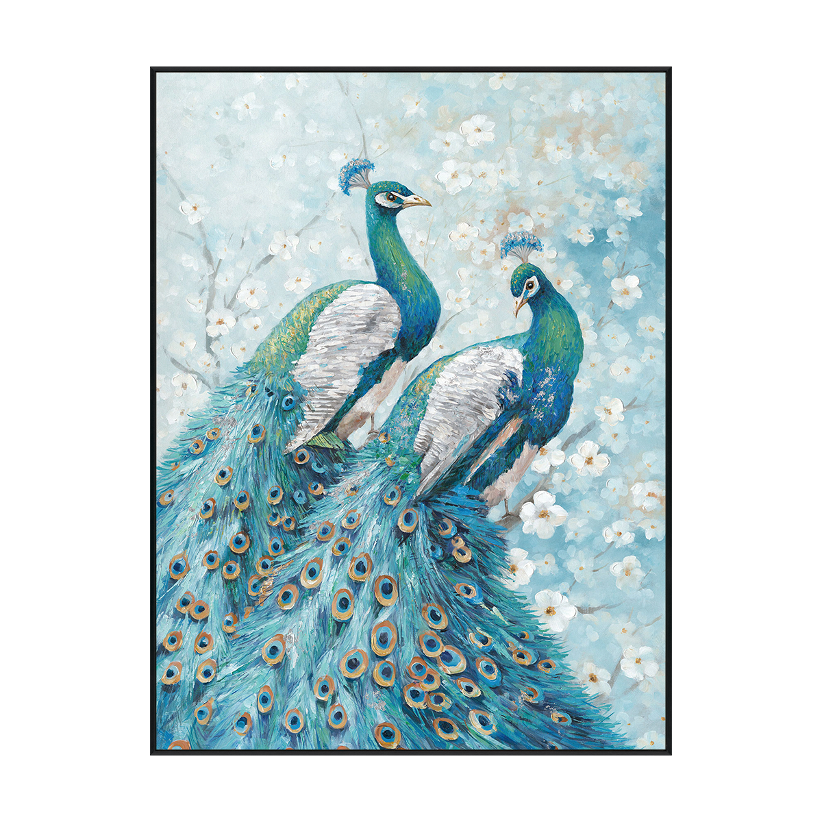 Blossom Majesty Peacock Painting #L3518