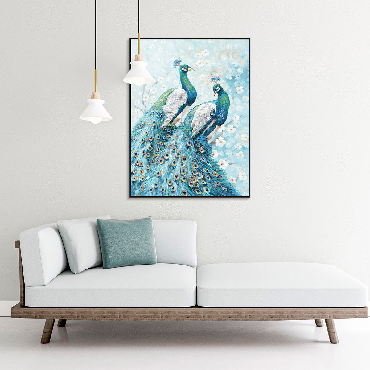 Blossom Majesty Peacock Painting #L3518