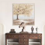 Modern Large Colorful Tree Wall Art #L4544