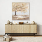 Modern Large Colorful Tree Wall Art #L4544