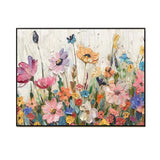 Colorful Floral Texture Painting #AR031