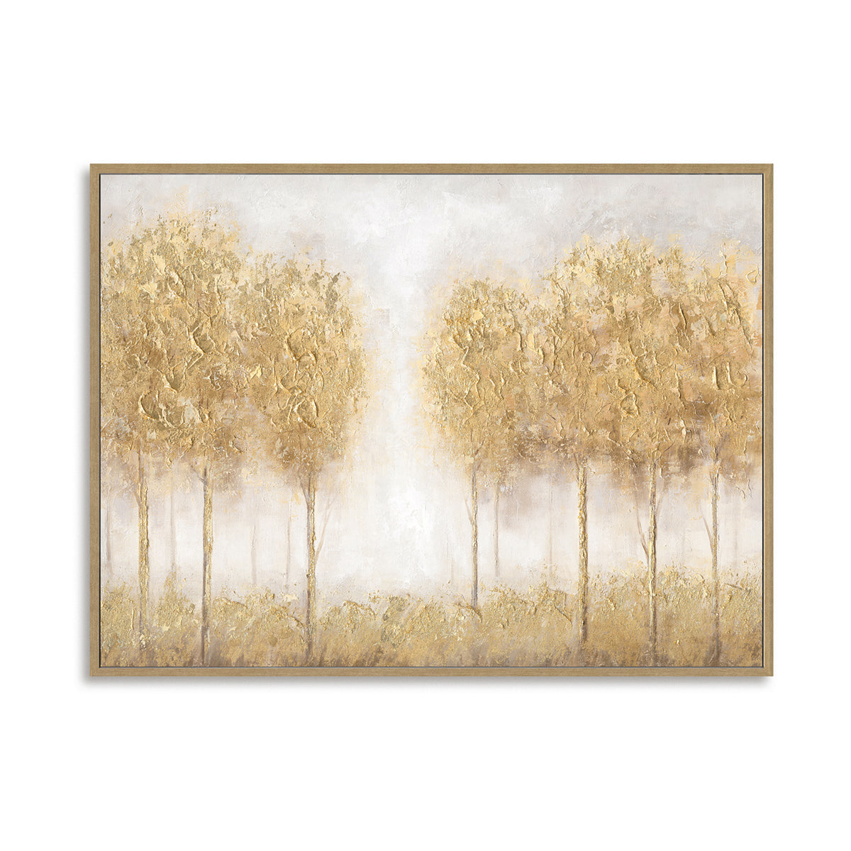 Golden Forest Glow Canvas Art #L4547