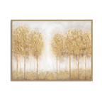 Golden Forest Glow Canvas Art #L4547