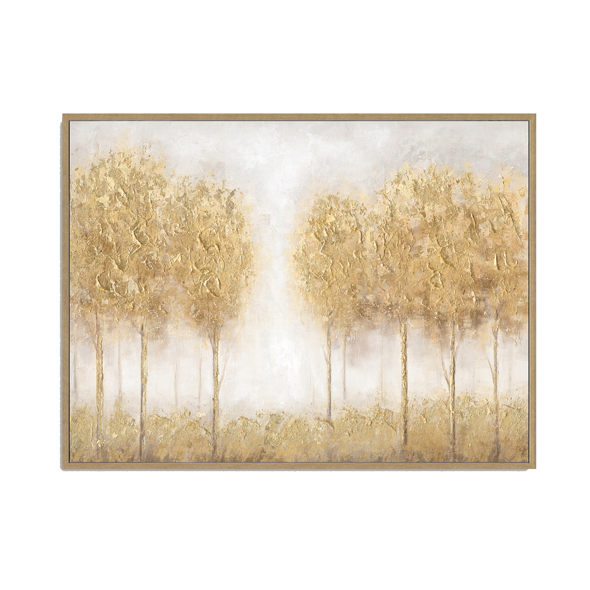 Golden Forest Glow Canvas Art #L4547