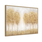 Golden Forest Glow Canvas Art #L4547