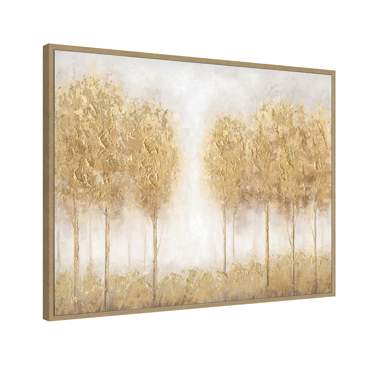 Golden Forest Glow Canvas Art #L4547