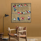 Golden Harmony Bird Painting #L5903
