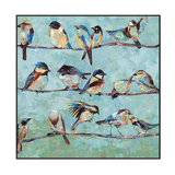 Emerald Breeze Bird Painting #L5912