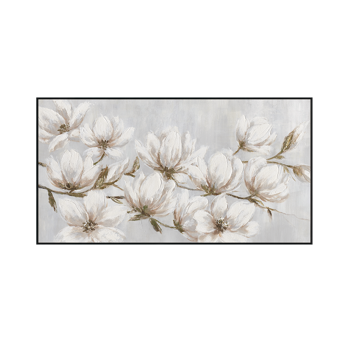 Graceful Blossoms - Magnolia Horizontal Painting #M0520