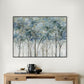Forest Whispers Abstract Trees Painting #M0594