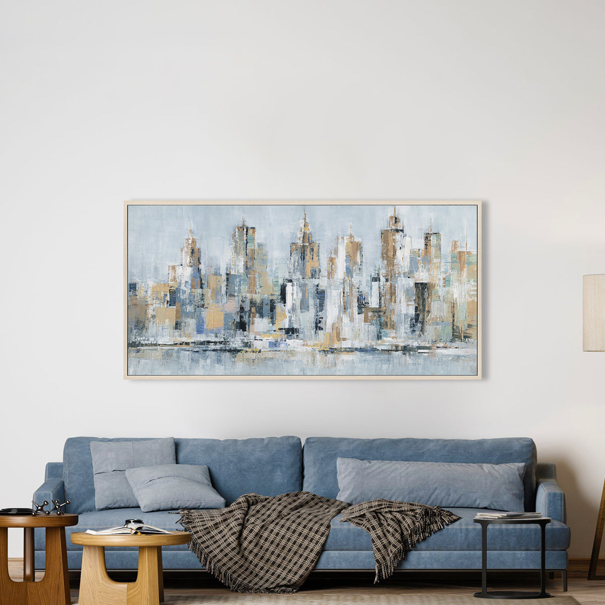 Modern Abstract Cityscape Oil Painting #M0595