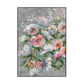 Silver Charm Abstract Floral Painting #M0682