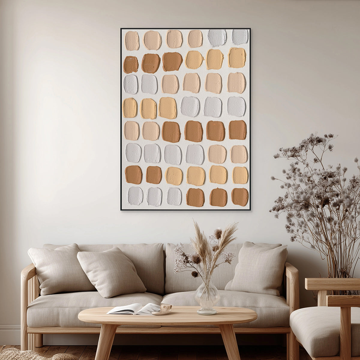 Tone Mosaic Warm Abstract Texture #M2565