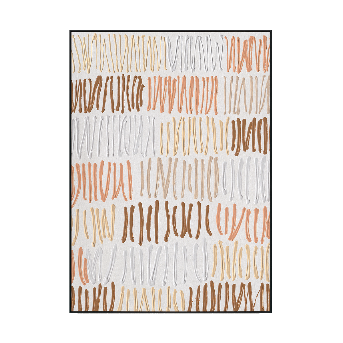 Rhythm Strokes Colorful Abstract #M2566
