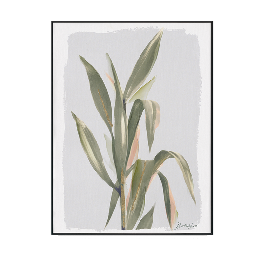 Graceful Leaves Minimal Plant Art #M6752