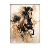 Wild Ember Stallion Painting