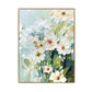 Spring Breeze White Floral Abstract Painting