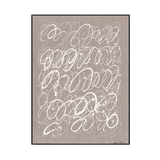 White Whirl Abstract Linear Art #M5680-2