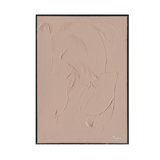 Nude Harmony Beige Textured Canvas #M2578