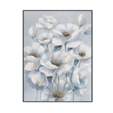 Golden Bloom Textured Floral Painting #M0669