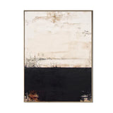 Silent Divide Minimalist Abstract Painting
